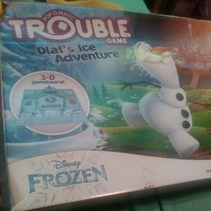 Trouble Disney Frozen Olaf's Ice Adventure Game fo